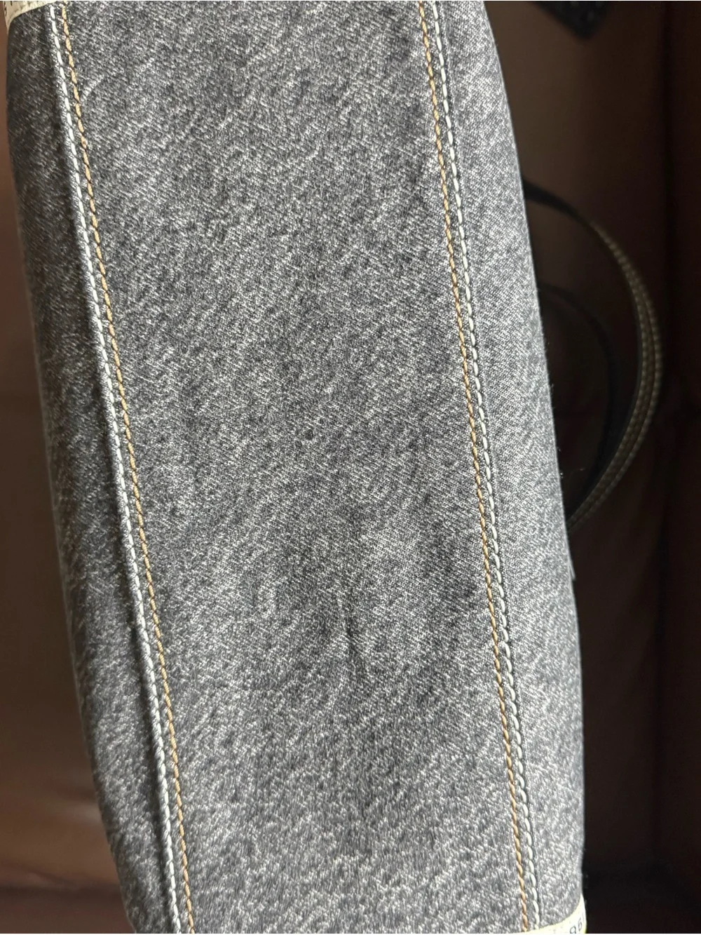 Marc Jacob’s The Denim Chain Medium Black Wash Tote Bag